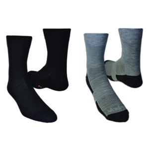 Vavrys Light Trek CoolMax 2-pack ponožky šedá+černá 46-48