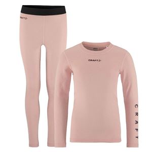 Craft Core Warm Baselayer Junior set  růžová 146/152