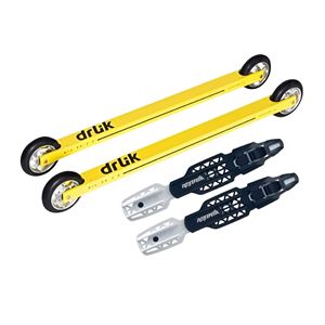 Drlik Skate Alu 2.0 + Rottefella Rollerski kolečkové lyže   38-40